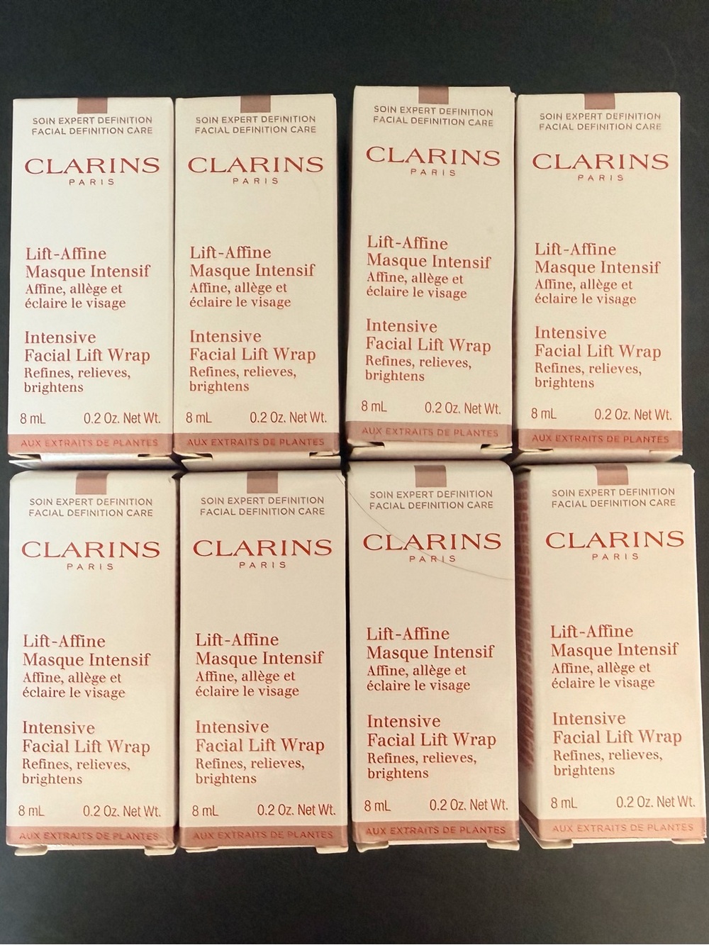 🌸8/$35🌸 Clarins intensive facial lift wrap mini O.2 NIB